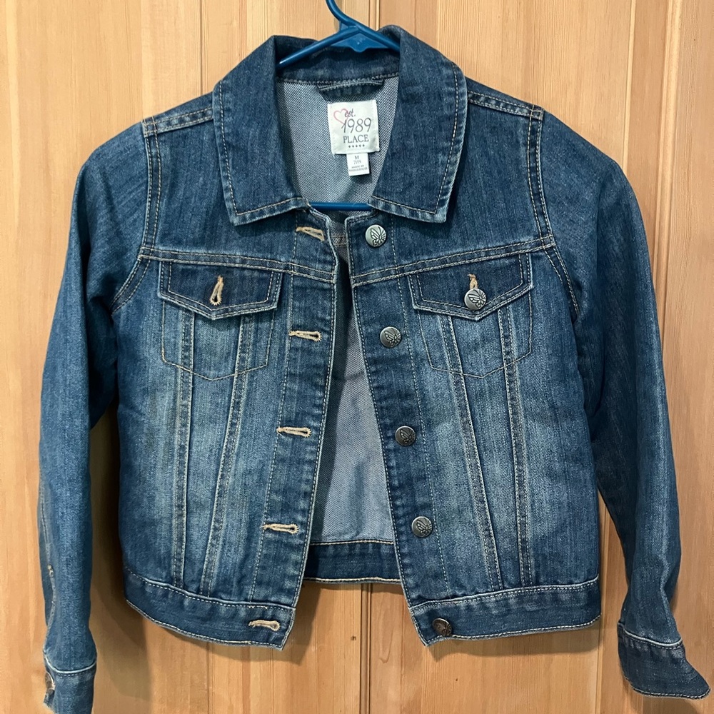 Kids Jean Jacket, EST 1989 Place, size 7/8